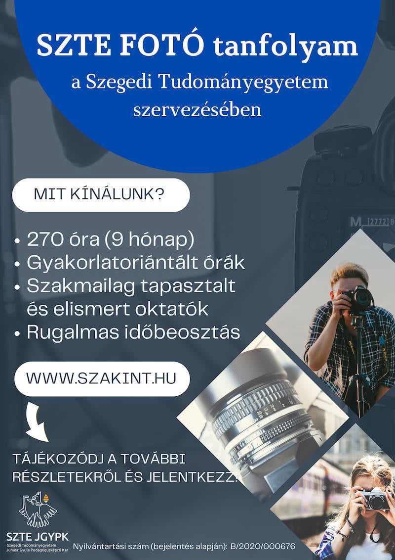 SZTE Fotó képzés
